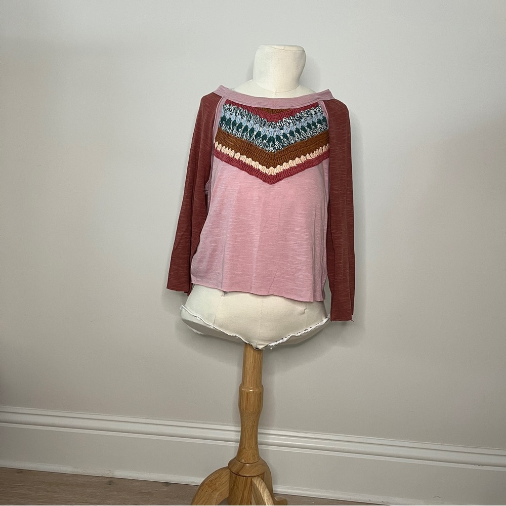 We The Free Multicolor Knit Top